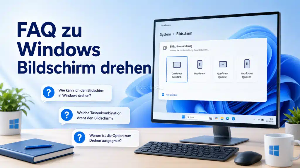 FAQ zu Windows Bildschirm drehen