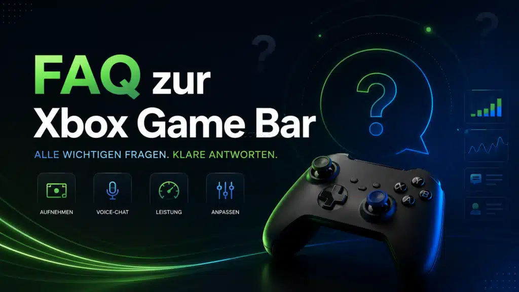 FAQ zur Xbox Game Bar