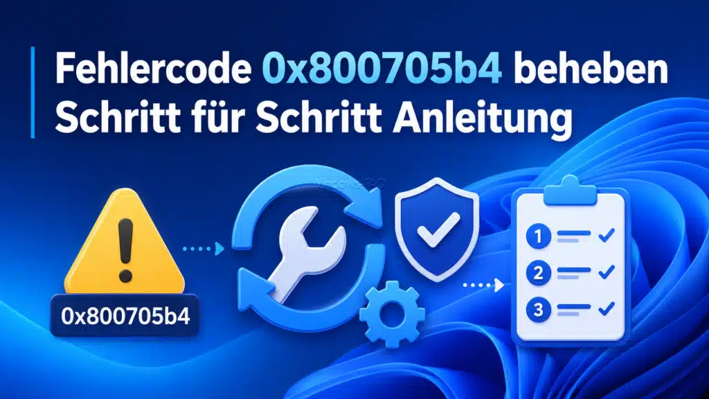 Fehlercode 0x800705b4 beheben: Schritt für Schritt Anleitung