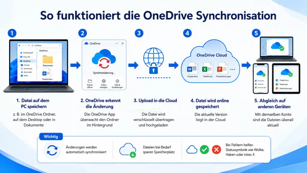 So funktioniert die OneDrive Synchronisation.webp