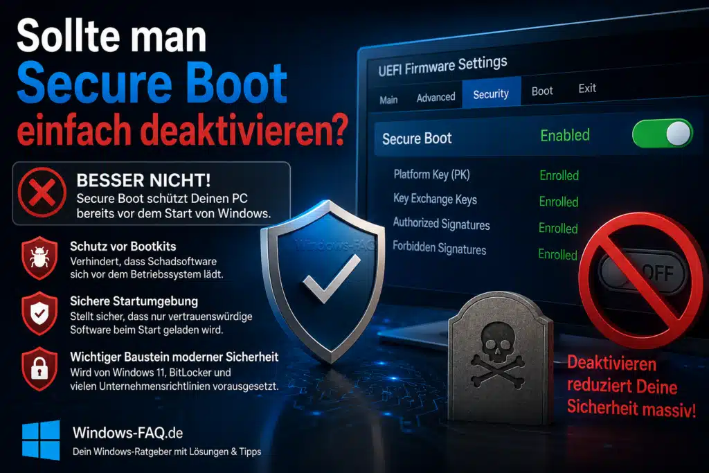 Sollte man Secure Boot einfach deaktivieren?