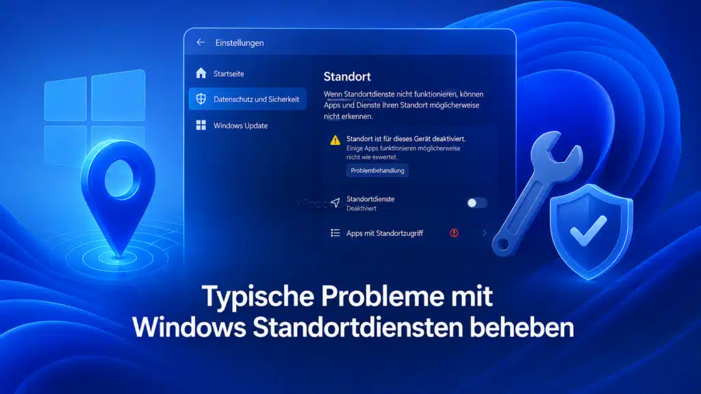 Typische Probleme mit Windows Standortdiensten beheben