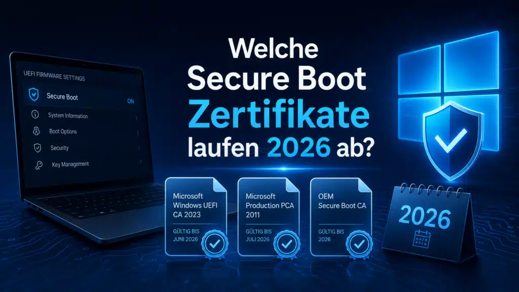 Welche Secure Boot Zertifikate laufen 2026 ab?