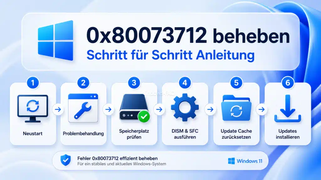 0x80073712 beheben Schritt für Schritt Anleitung