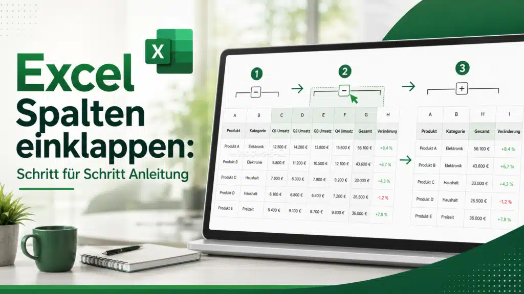 Excel Spalten einklappen - Schritt für Schritt Anleitung