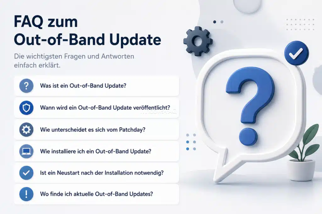 FAQ zum Out-of-Band Update