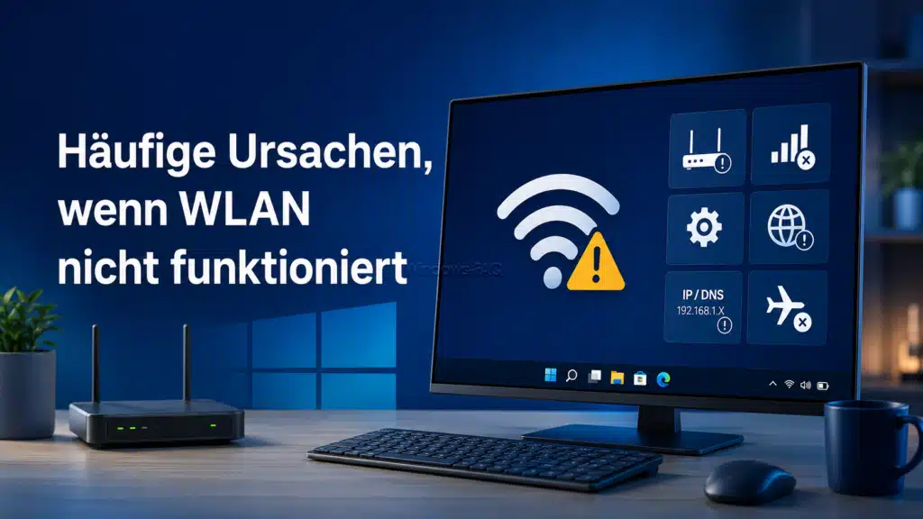 Häufige Ursachen, wenn WLAN nicht funktioniert