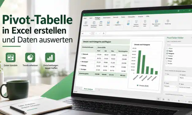 Pivot-Tabelle in Excel erstellen und Daten auswerten