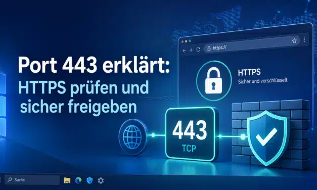 Port 443 erklärt: HTTPS prüfen und sicher freigeben