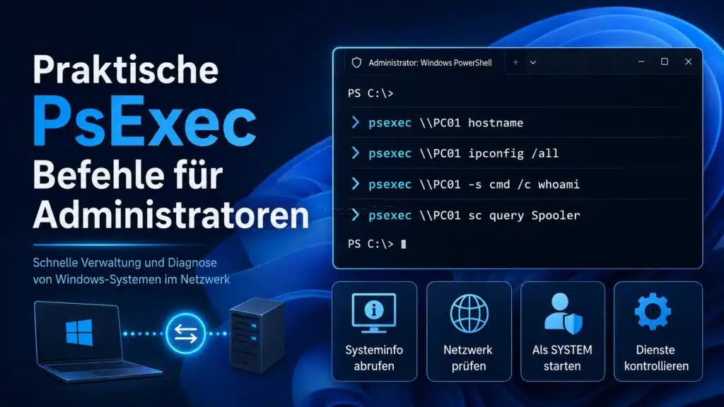 Praktische PsExec Befehle für Administratoren