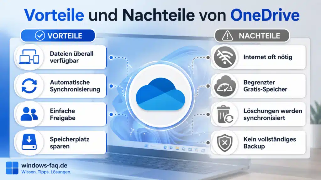 Vorteile und Nachteile von OneDrive