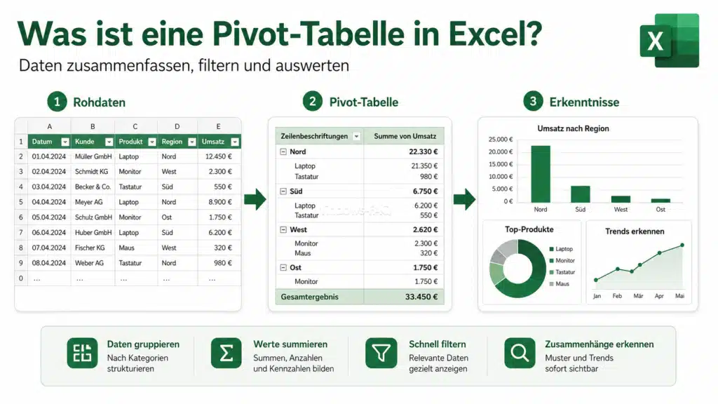 Was ist eine Pivot-Tabelle in Excel?