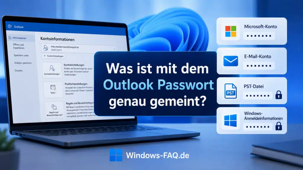 Was ist mit dem Outlook Passwort genau gemeint
