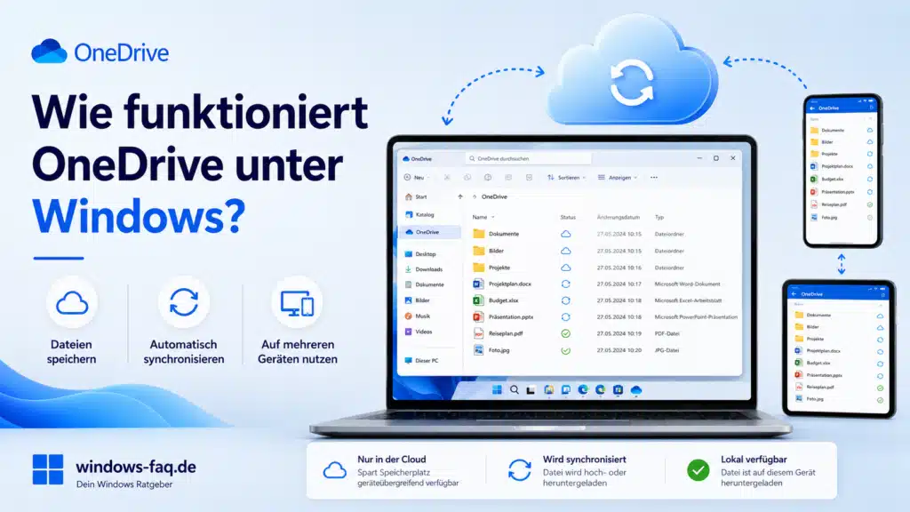 Wie funktioniert OneDrive unter Windows?