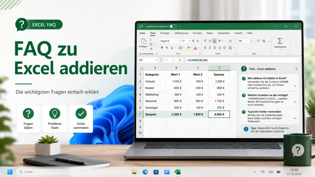 Excel Addieren FAQ