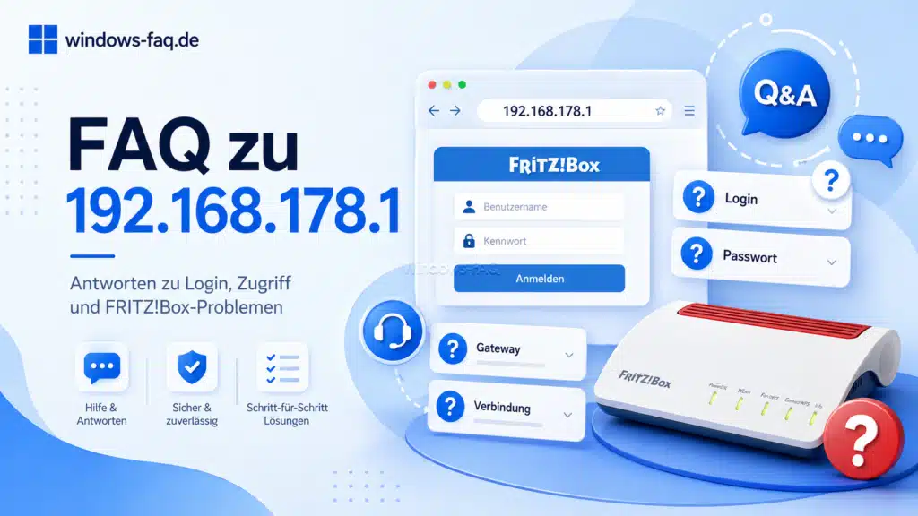 FAQ zu 192.168.178.1