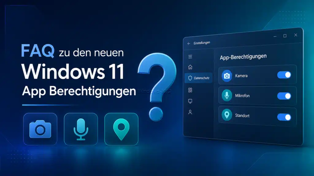 FAQ zu den neuen Windows 11 App Berechtigungen