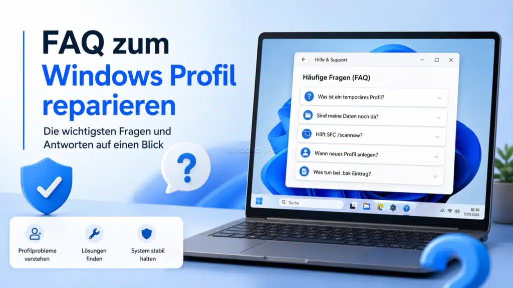 FAQ zum Windows Profil reparieren