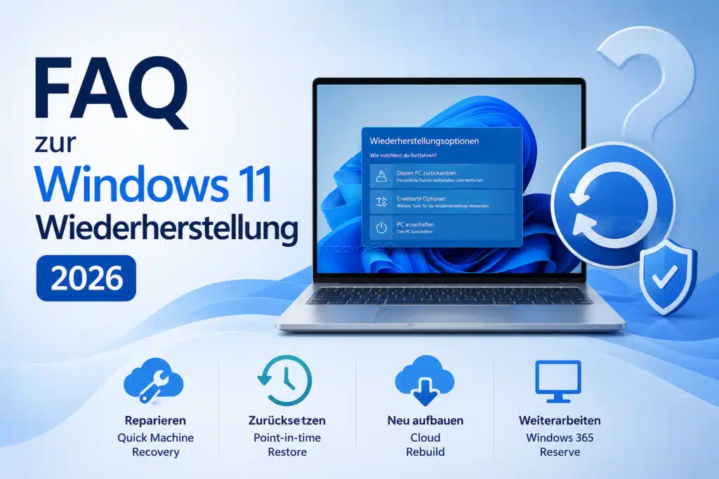 FAQ zur Windows 11 Wiederherstellung 2026