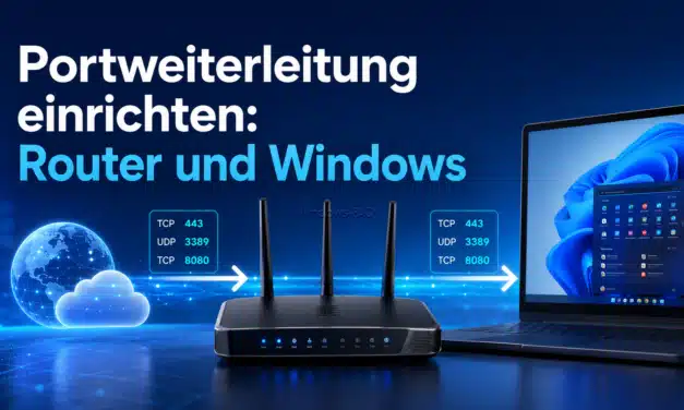 Portweiterleitung einrichten: Router und Windows