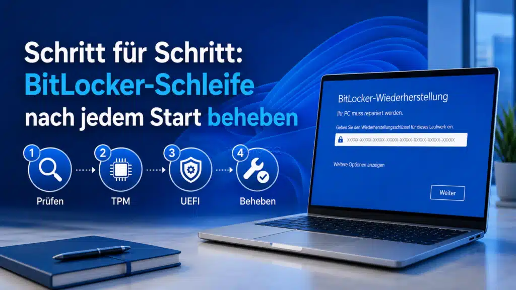 Schritt für Schritt Anleitung - BitLocker-Schleife nach jedem Start beheben
