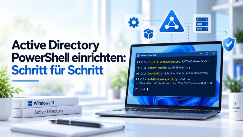 Active Directory PowerShell einrichten - Schritt für Schritt