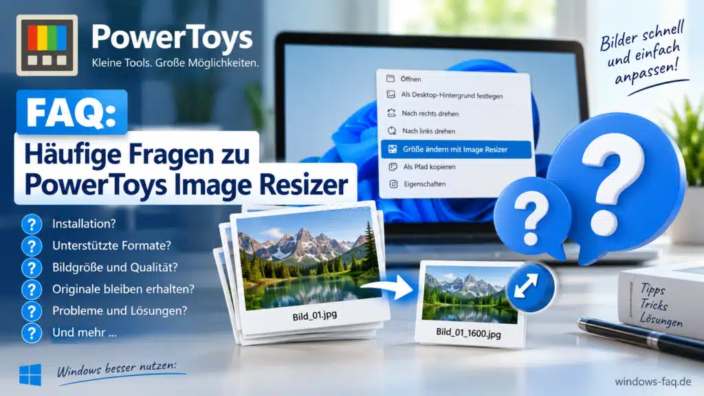 FAQ - Häufige Fragen zu PowerToys Image Resizer