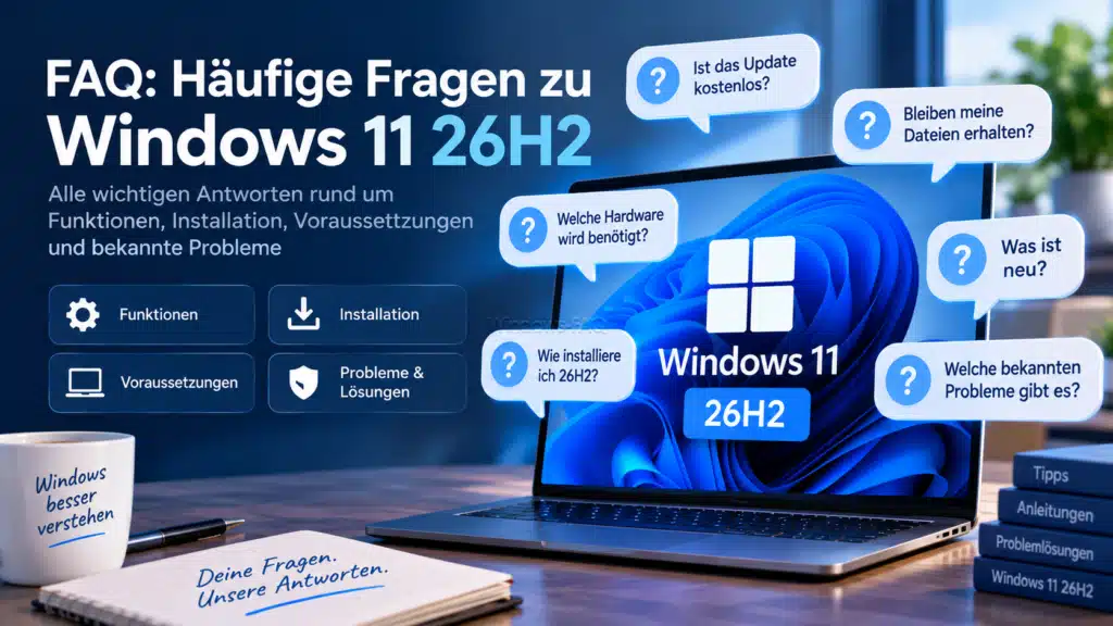 FAQ - Häufige Fragen zu Windows 11 26H2