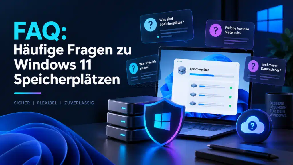 FAQ - Häufige Fragen zu Windows 11 Speicherplätzen