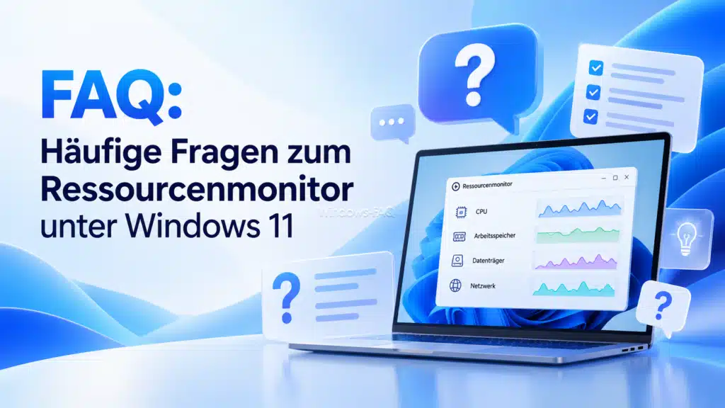 FAQ - Häufige Fragen zum Ressourcenmonitor unter Windows 11