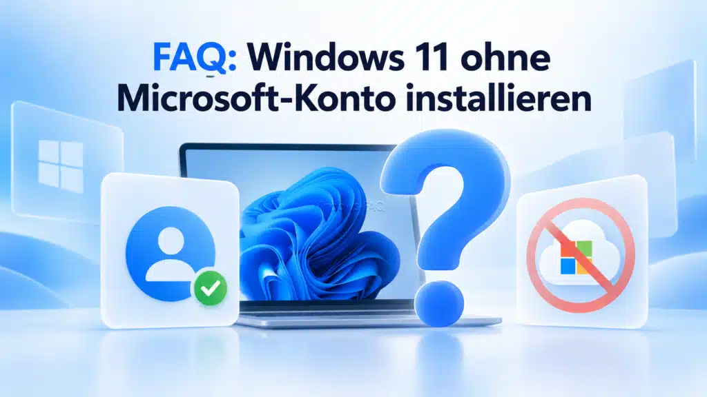 FAQ - Windows 11 ohne Microsoft-Konto installieren