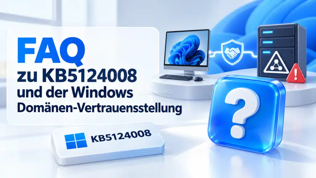 FAQ zu KB5124008 und der Windows Domänen-Vertrauensstellung