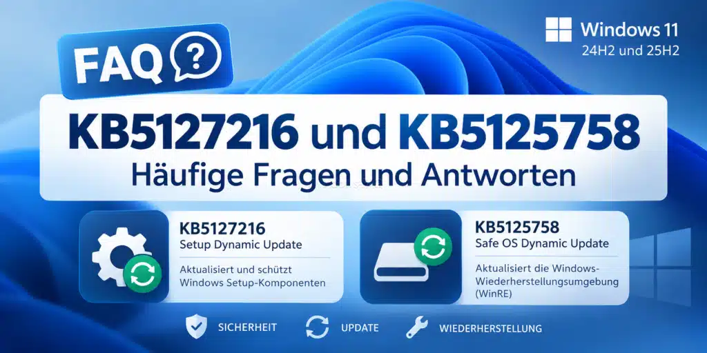 FAQ zu KB5127216 und KB5125758