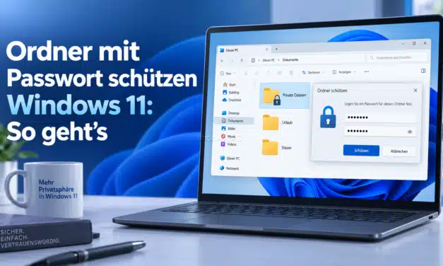Ordner mit Passwort schützen Windows 11: So geht’s