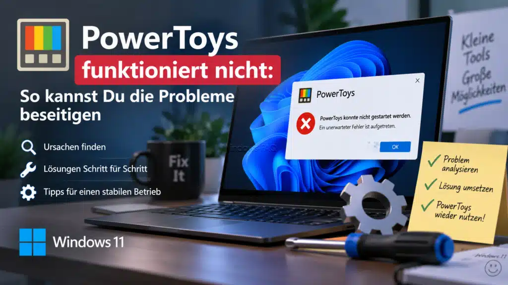PowerToys funktioniert nicht - So kannst Du die Probleme beseitigen