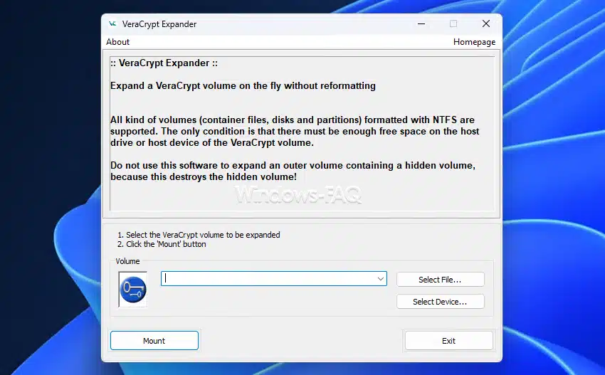 VeraCrypt Expander