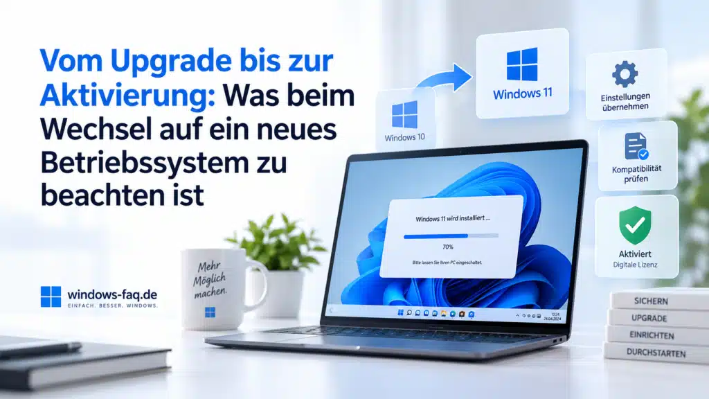 Vom Upgrade bis zur Aktivierung - Was beim Wechsel auf ein neues Betriebssystem zu beachten ist