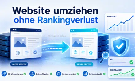 Website umziehen ohne Rankingverlust: Die Reihenfolge macht den Unterschied