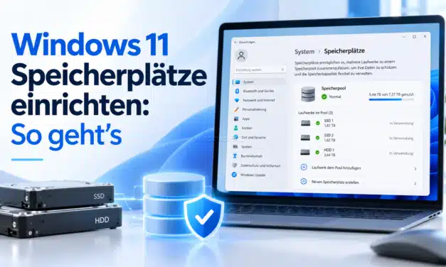 Windows 11 Speicherplätze einrichten: So geht’s