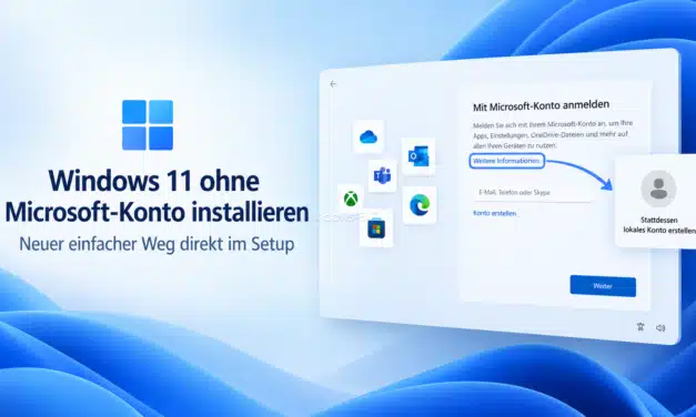 Windows 11 ohne Microsoft-Konto: Neuer einfacher Trick direkt im Setup