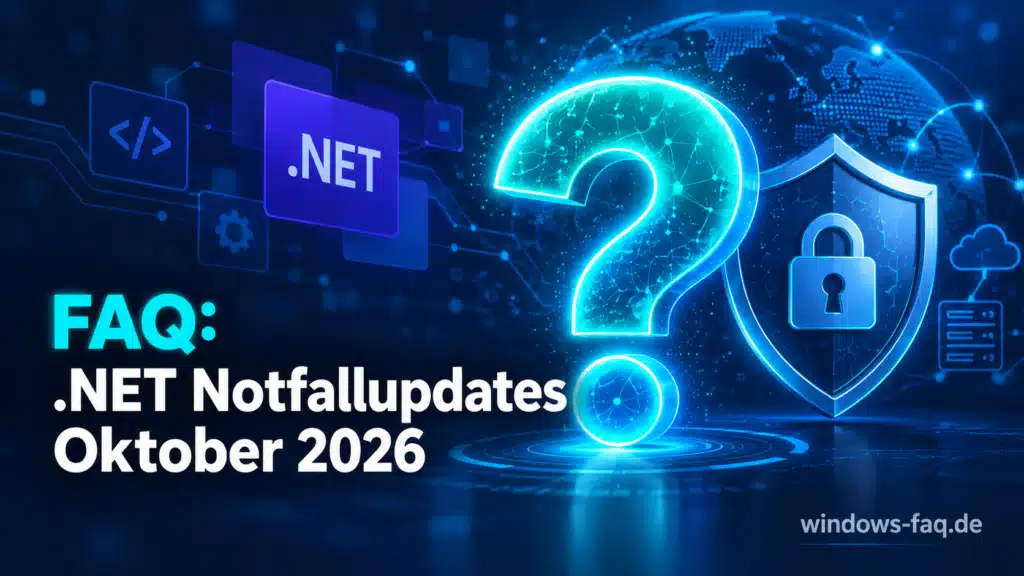 FAQ .NET-Notfallupdates Oktober 2026