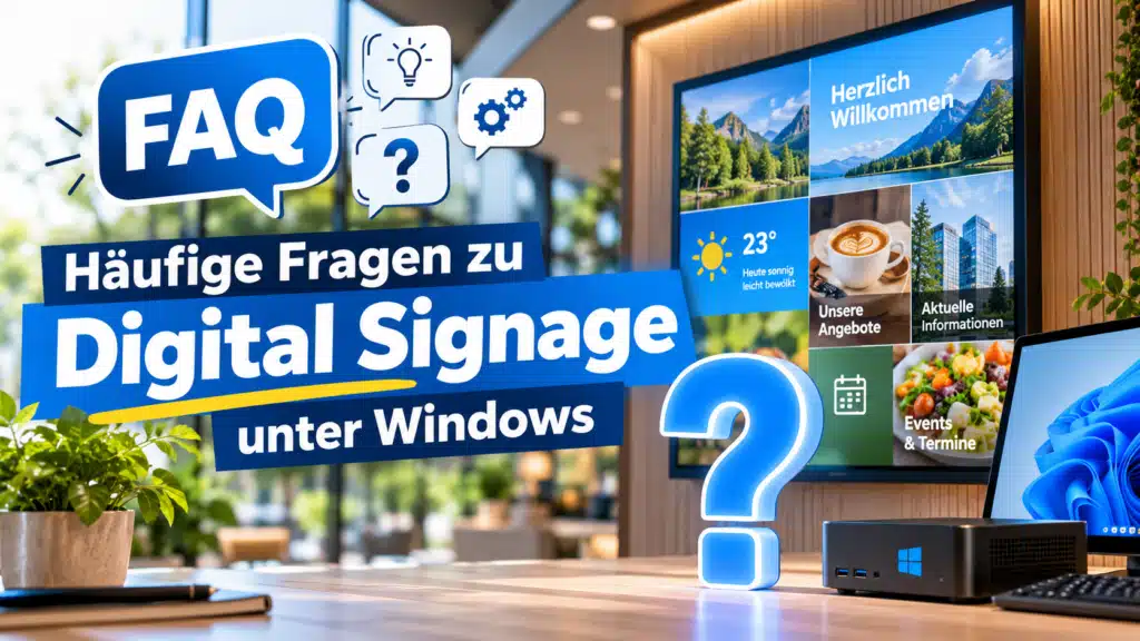 FAQ - Digital Signage unter Windows