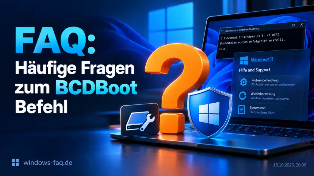 FAQ - Häufige Fragen zu BCDBoot