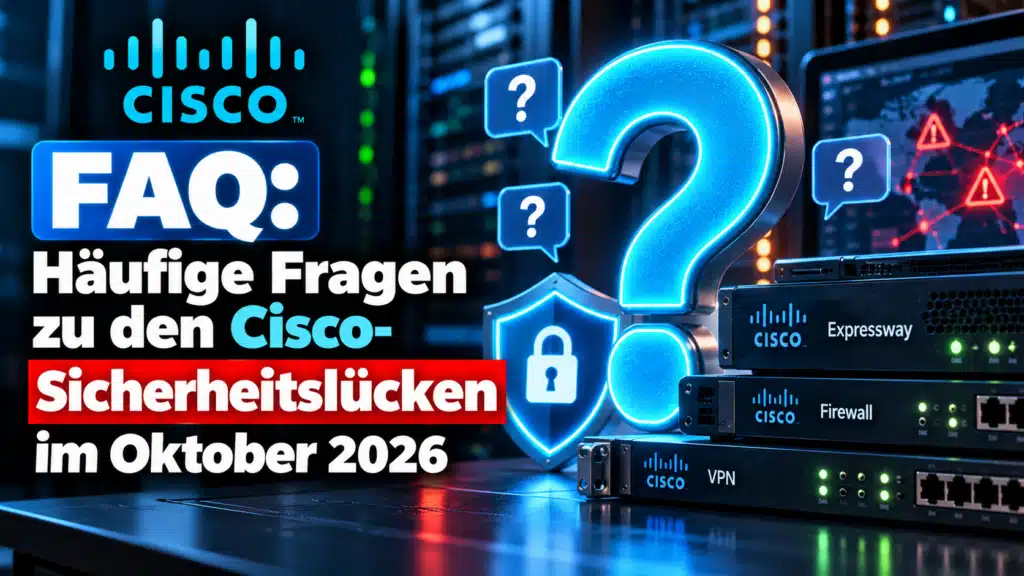 FAQ - Häufige Fragen zu den Cisco-Sicherheitslücken im Oktober 2026