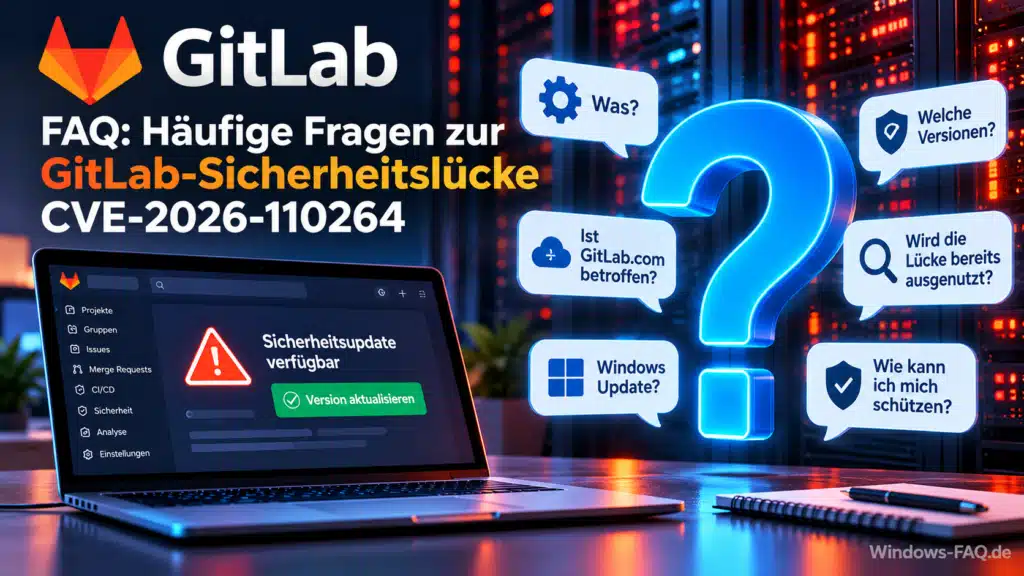 FAQ - Häufige Fragen zur GitLab-Sicherheitslücke CVE-2026-110264