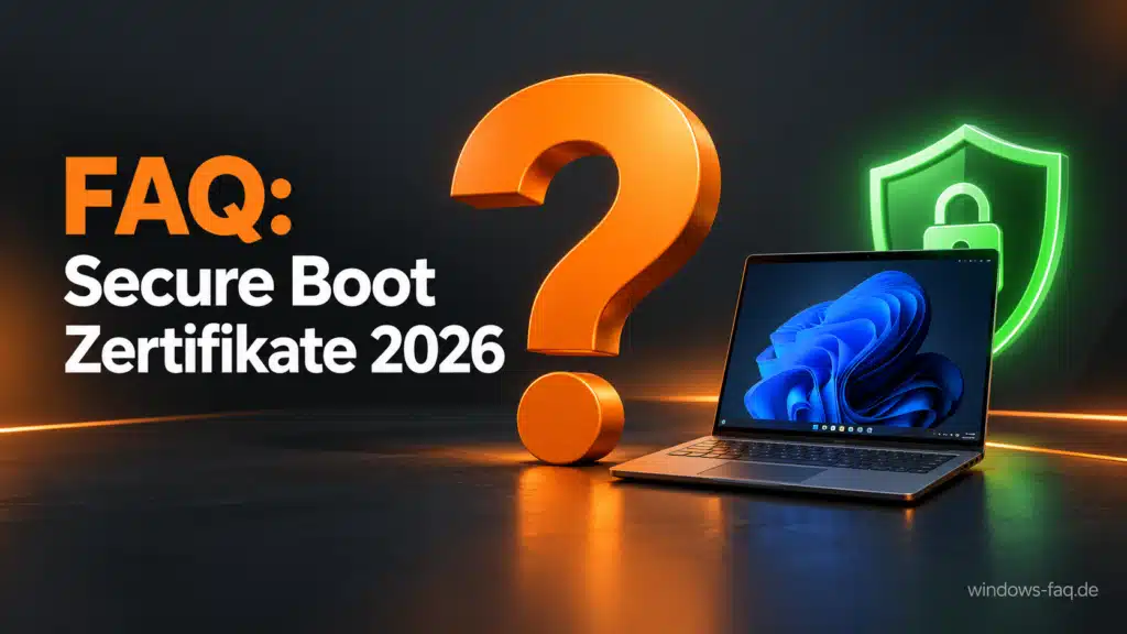 FAQ Secure-Boot-Zertifikate 2026