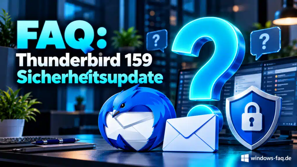 FAQ Thunderbird 159 Sicherheitsupdate