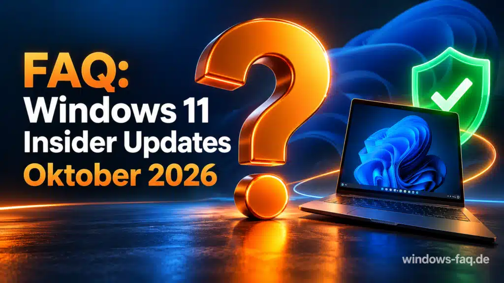 FAQ Windows 11 Insider Updates Oktober 2026