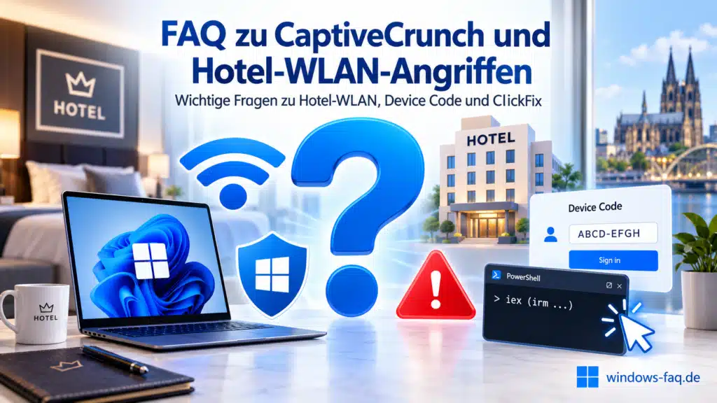 FAQ zu CaptiveCrunch und Hotel-WLAN-Angriffen