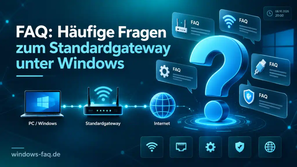 FAQ zum Standardgateway unter Wind